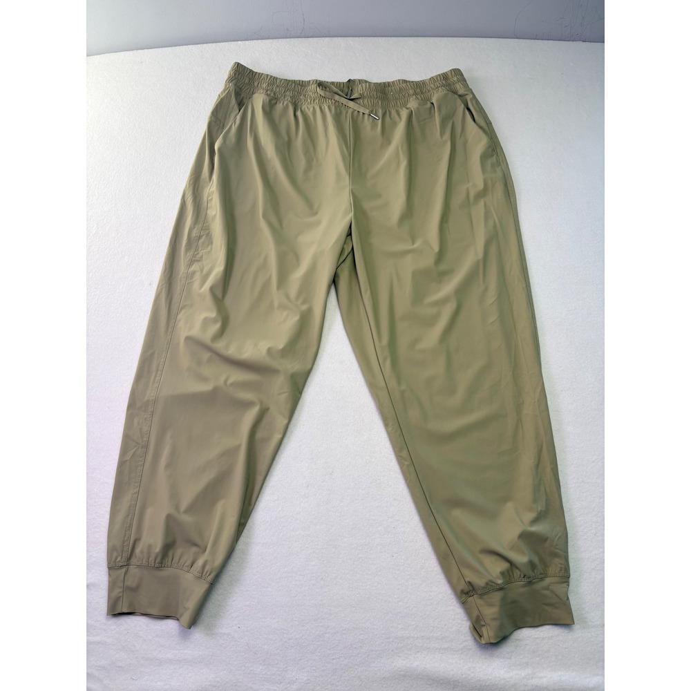 Old Navy Joggers Womens 2X Green Excellent SleekTech Go-Dry Tapered Active Pants